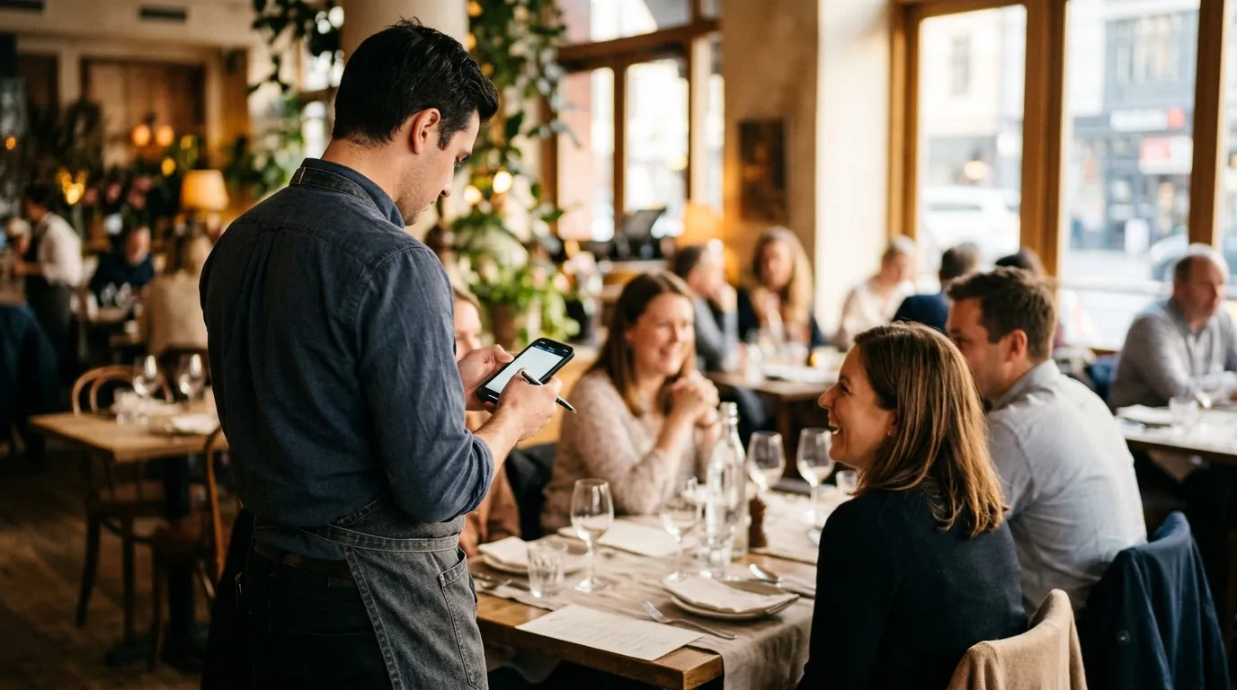Bestellung mit dem mobilen Kassensystem im Service aufnehmen